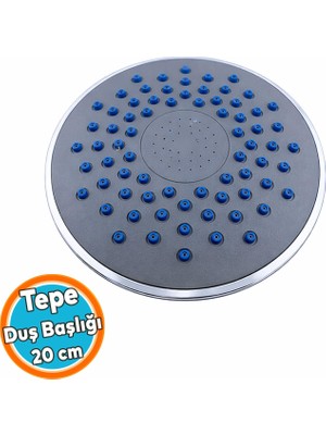 Nzb Tepe Duş Başlığı Krom Paslanmaz Çelik Yağmur Etkili Geniş Başlık Banyo Duş Sprey Başlığı