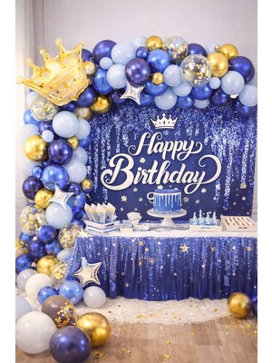 Eng Parti Dünyası 100 Parça Doğum Günü Balon Konsepti - Happy Birthday Seti ENG-B1091