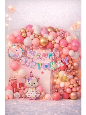 Eng Parti Dünyası 75 Parça Doğum Günü Balon Konsepti - Happy Birthday Seti ENG-B1006