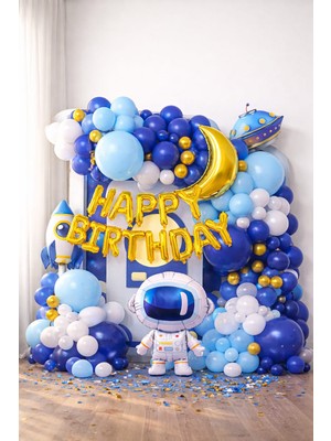 Eng Parti Dünyası 71 Parça Doğum Günü Balon Konsepti - Happy Birthday Seti ENG-B1020