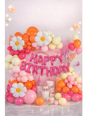 Eng Parti Dünyası 61 Parça Doğum Günü Balon Konsepti - Happy Birthday Seti ENG-B1008