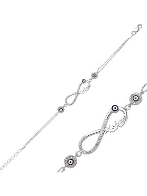 925 Ayar Gümüş Sonsuzluk Aşkım Bileklik