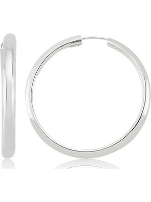 925 Ayar Gümüş Halka Küpe