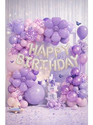Eng Parti Dünyası 75 Parça Doğum Günü Balon Konsepti - Happy Birthday Seti ENG-B1021
