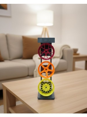 Buğlem Event 3’lü Jant Dekor Seti Masa Üstü ve Salon Için Modern Spor Tasarım - LG002W-7LDBN6