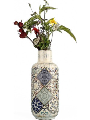 Delixa Handmade Seramik Vazo | El Yapımı, Canlı & Benzersiz | Dekoratif Obje | Çok Seramik Malzeme | 11–30