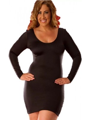 Marsilyan Büyük Beden Mini Elbise  BR031041