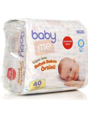 Delixa & Süper Ince 60X90 cm 40LI Bebek Bakım Örtüsü