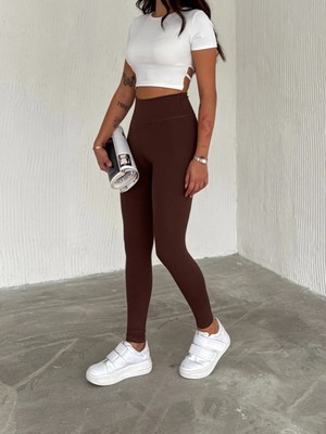 Kadın Yüksek Bel Sıkılaştırıcı Push-Up Tayt