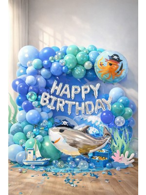 Eng Parti Dünyası 68 Parça Doğum Günü Balon Konsepti - Happy Birthday Seti ENG-B1042