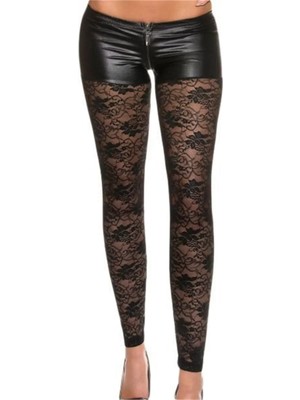 Marsilyan B101428 Dantel Detaylı Şort Tayt