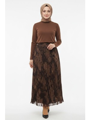 Eskişehir Mağazacılık 5482 Sentez Efru Desen Kırıştırma Etek