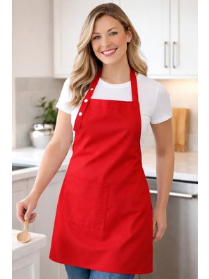 Dery Collection Şef Önlüğü çıtçıt ayarlamalı