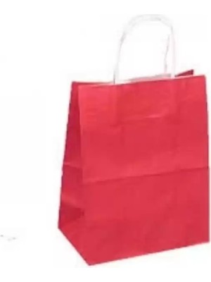 Kitabevimden Umur Karton Çanta 10X32X40 A. Kırmızı 90 gr Kraft