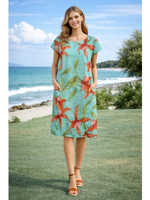 Ithal Yandan Cepli Kaşkorse Elbise