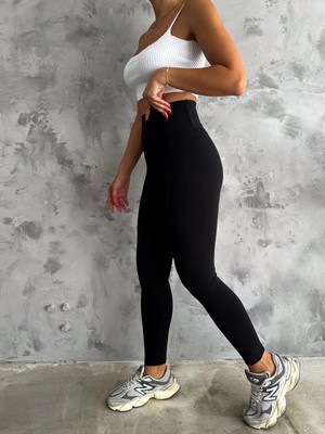 Kadın Yüksek Bel Sıkılaştırıcı Push-Up Tayt