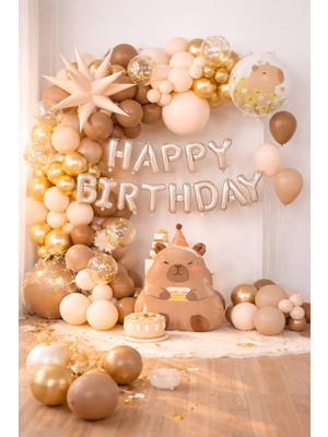 Eng Parti Dünyası 135 Parça Doğum Günü Balon Konsepti - Happy Birthday Seti ENG-B1001
