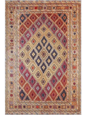 Aren Halı Lonas Klasik Göbekli Multi Polyester ve Pamuklu Kaydırmaz Tabanlı Yıkanabilir Dijital Baskı Hal
