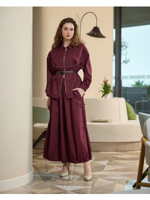 Misswhence Etekli Takım 39307 Bordo