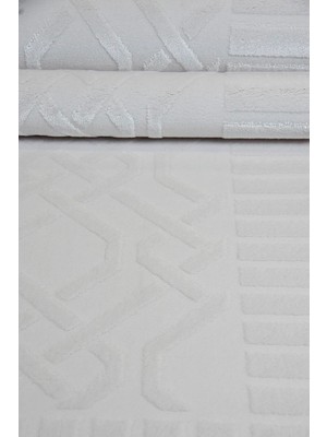 Kashe Halı Bella 4496 Krem Salon Halısı Oturma Odası Halısı Koridor Halısı Mutfak Halısı Modern Makine Halısı