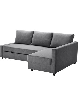 IKEA Gri Rahat Kanepe - Bazalı Yataklı Köşe Kanepe