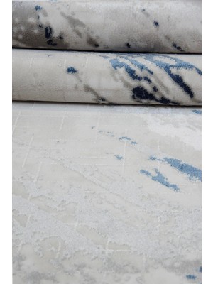 Kashe Halı Bella 4456 Lacivert Salon Halısı Oturma Odası Halısı Koridor Halısı Mutfak Halısı Modern Makine Halısı