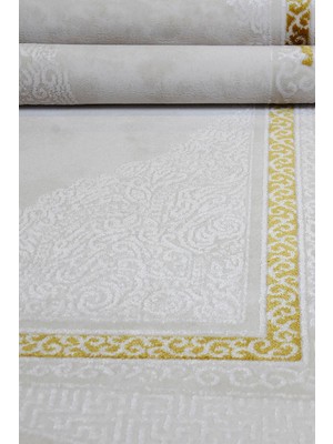 Kashe Halı Bella 4088 Gold Salon Halısı Oturma Odası Halısı Koridor Halısı Mutfak Halısı Modern Makine Halısı