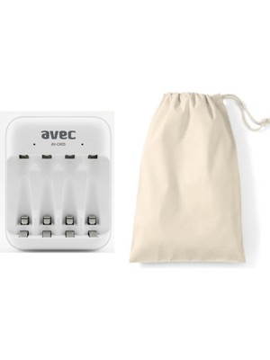 Avec AV-CH03 USB Pil Şarj Cihazı 4lü