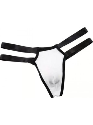 Marsilyan Erkek  Beyaz Lastikli Tanga Iç Giyim