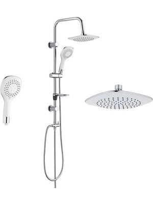 Nexgen 5+1 Fonksiyonlu Duş Robotu Tepe Duş Seti Duş Başlığı Sistemi Seti Yağmurlama Duş Robotu