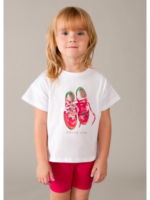 Mayoral 4-10 Yaş Arası Taytlı Ikili Takım - Kırmızı