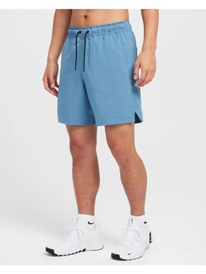 Nike Dri-Fit Unlimited Wvn 7in Ul Erkek Mavi Antrenman Şortu