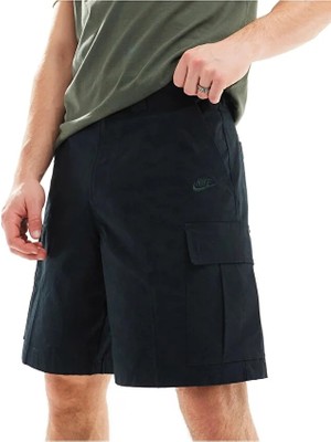 Nike Club Woven Cargo Short Siyah Erkek Şort