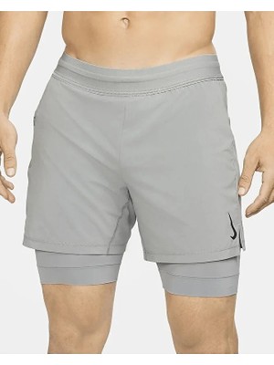 Nike Erkek Yoga Şort Tayt 2 In 1 DC5320-068