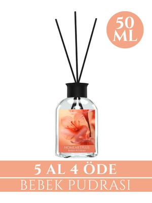 Bebek Pudra Oda Kokusu Bambu Çubuklu Yumuşak ve Kalıcı Koku 50 ml