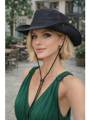 SF Collection Unisex Safari Şapka Katlanabilir Kenarlı Güneş Koruyucu Yazlık Outdoor Bucket Şapka