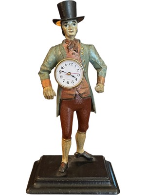 TT 41 cm Yüksekliğinde Avrupa Üretimi Clock Man Masa Saati