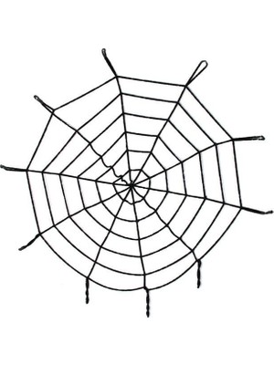 Nexgen 1,50 Metre Siyah Dev Örümcek Ağı Dekoru