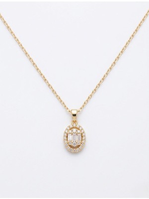 Filiya Baget Taşlı Zarif Kolye