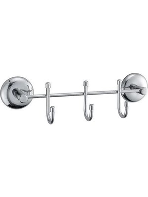 Nexgen 3 Kancalı Dekoratif Askılık Mutfak Banyo Duvar Yüzeyi Askısı