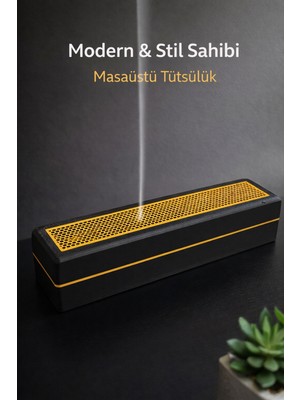 Premium Antik Tasarım Tütsülük (Altın Izgara)