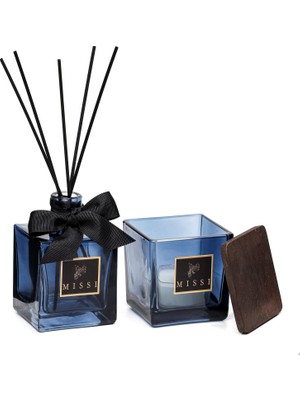 Missi Simple Luxe Collection-Yasemin Sandal Oda Kokusu ve Mumluk Seti