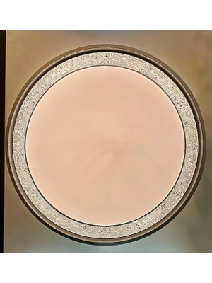 EOS Aydınlatma Luvia Kristal Dokulu Modern LED Tavan Avizesi Çap 50 cm 3 Renkli - Eos-24