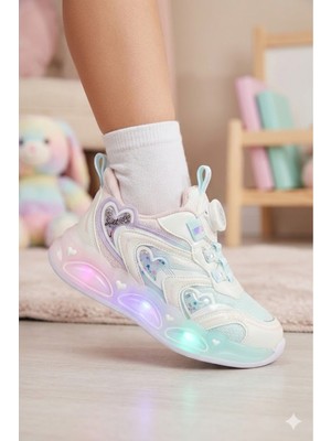 Vicco Işıklı Akıllı Bağcık Premium Kız Çocuk Spor Ayakkabı