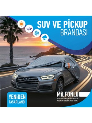 SacAyağı Gmc Hummer Ile Uyumlu Suv Araba - Oto Branda Çift Kat Milfonlu