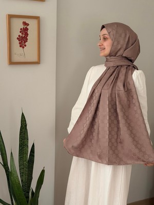 Moda Kare Desen Jakar Şal Özel Seri