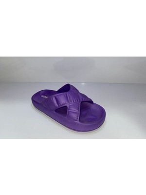 Akınalbella 408 Çapraz Eva Hafif Rahat Kadın Terlik