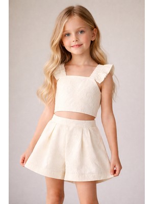 Mayoral 4-10 Yaş Arası Şorlu Takım - Krem