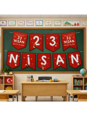 Okavango 23 Nisan Süsü 23 Nisan Hediyeleri 23 Nisan Benner ve 3 Metre Peri LED