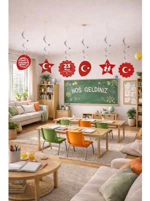 Pairla 23 Nisan Sarkıtı, 23 Nisan Süsleri